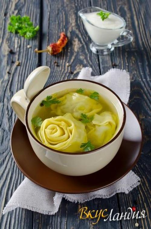 Ленивые пельмени с мясной начинкой. 01