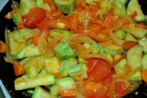 Кабачки тушеные с чесноком. Кабачки тушеные с чесноком.