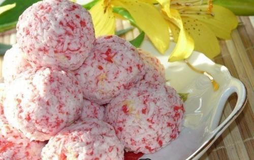 Крабовые рафаэлки. Ингредиенты?