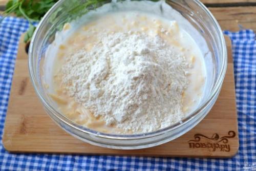 Сырные лепешки на кефире. 03