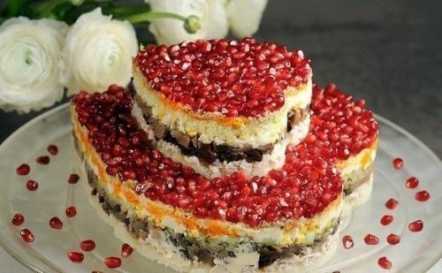 Салат сердце ангела.