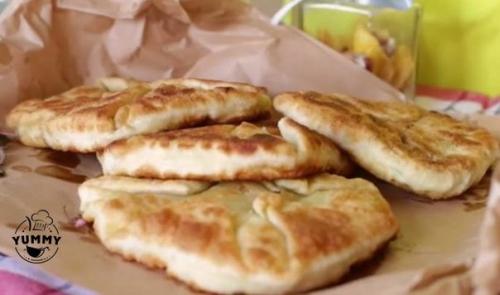 Вкусные конвертики с творогом. 08