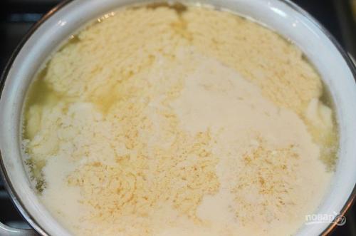 Домашняя моцарелла.  Ингредиенты: 04