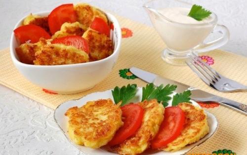 Луково - сырные котлетки.