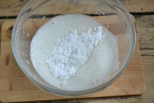 Белая глазурь для кулича. 02