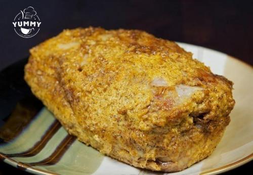 Свинина, запеченная с майонезом и специями. 09