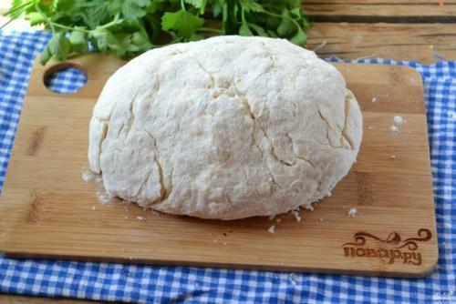 Сырные лепешки на кефире. 04