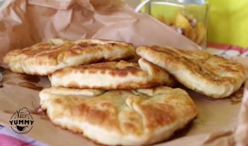 Вкусные конвертики с творогом.