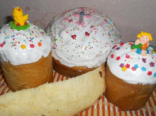 Кулич пасхальный.   Рецепт этого вкуснейшего кулича очень давний.