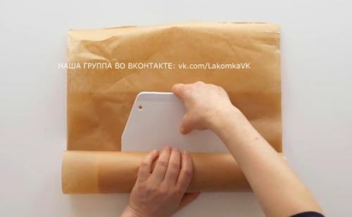 Бисквитный рулет нежный. 03