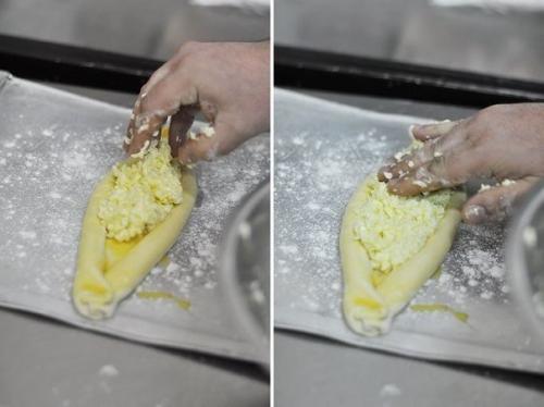 Хачапури по-аджарски.   Вам понадобится (для теста массой 1 кг: 05