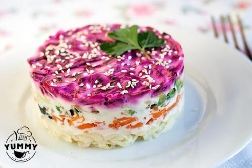 Постная Шуба.  Ингредиенты: