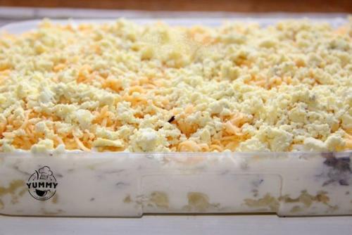 Салат Мимоза.  Ингредиенты: 05