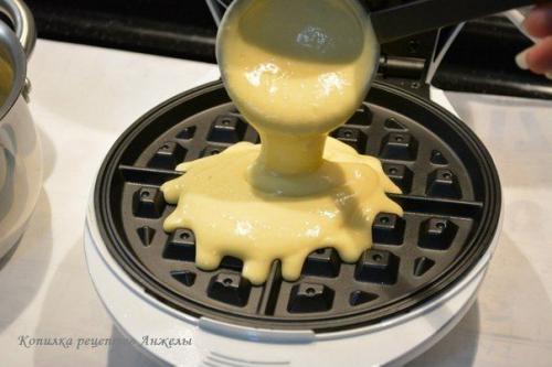 Бельгийские вафли.  Ингредиенты: 01