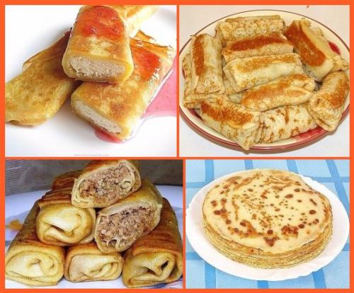 10 простых, но очень вкусных рецептов блинов.
