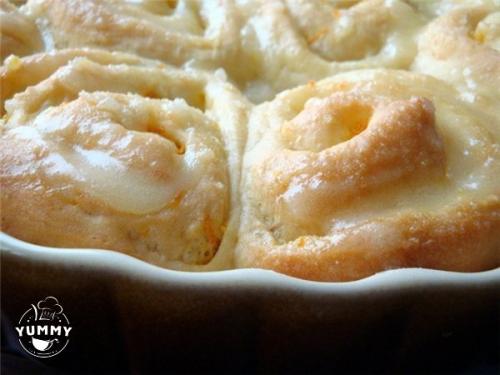 Ароматно - воздушные апельсиновые булочки.