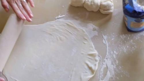 Вкусные конвертики с творогом. 05