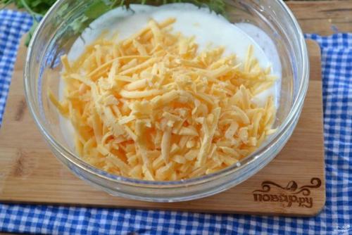 Сырные лепешки на кефире. 02