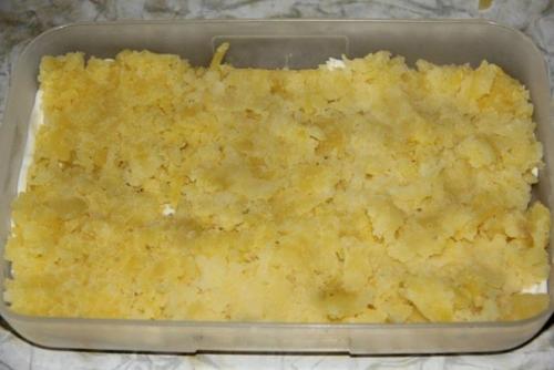 Салат Мимоза.  Ингредиенты: 01