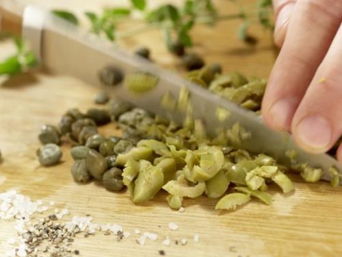 Курица по-итальянски. С помидорами, каперсами и орегано. 04