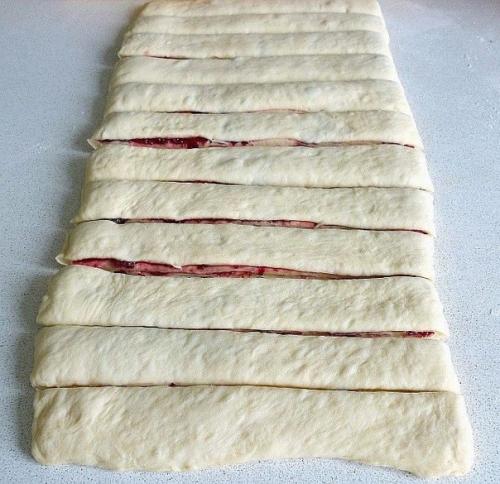 Воздушные клюквенные веночки. 07