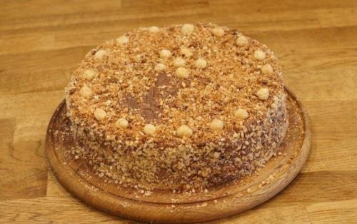 Киевский торт.  Ингредиенты на коржи: