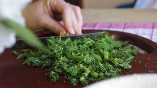 Вкусные конвертики с творогом. 04