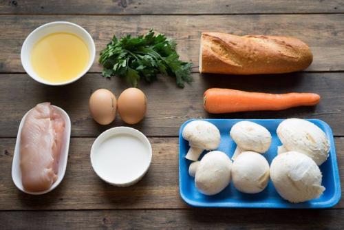 Куриный суп с кнелями. 01 Куриный суп с кнелями. 01