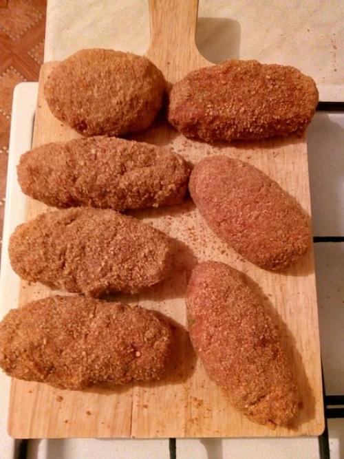 Зразы с яйцом и сыром. 07