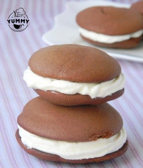 Вкусное пирожное Вупи.