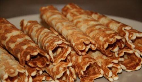 Домашние вафельные трубочки с кремом. 02 Домашние вафельные трубочки с кремом. 02