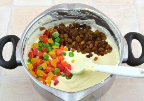 Творожная пасха с изюмом и сгущенкой (без яиц. 01