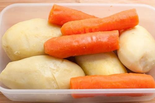 Постная Шуба.  Ингредиенты: 01