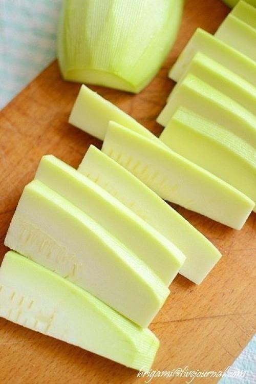 Кабачки в кляре. 01