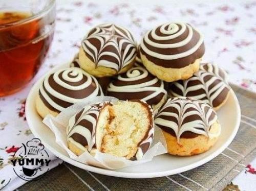 Творожное печенье с шоколадом. Творожное печенье с шоколадом.