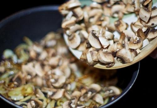 Бефстроганов с грибами и сливками. 02