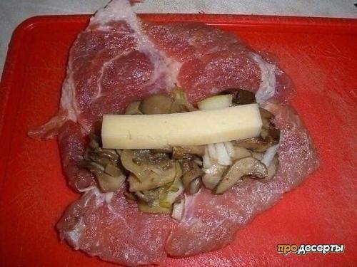 Рулеты с сыром и грибами. 01