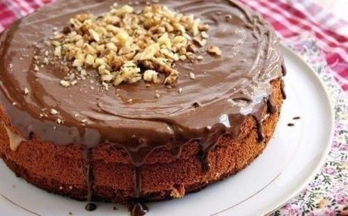 Очень вкусный нежный медовый бисквит. 08 Очень вкусный нежный медовый бисквит. 08