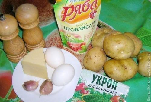 Запеканка из тертого картофеля с сыром и чесноком? 01