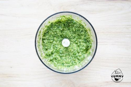 Спагетти с соусом песто. 05