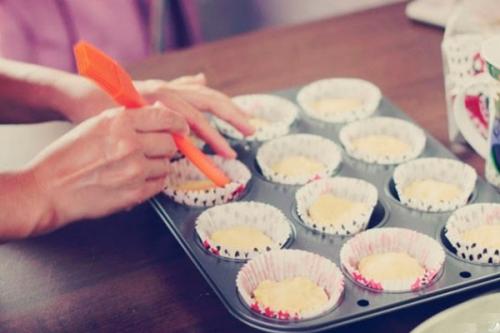 Маффины с вареньем. 02