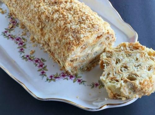 Торт Слоеное Полено.