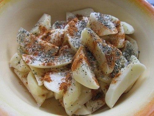 Картошечка с грибами и томатами. 01