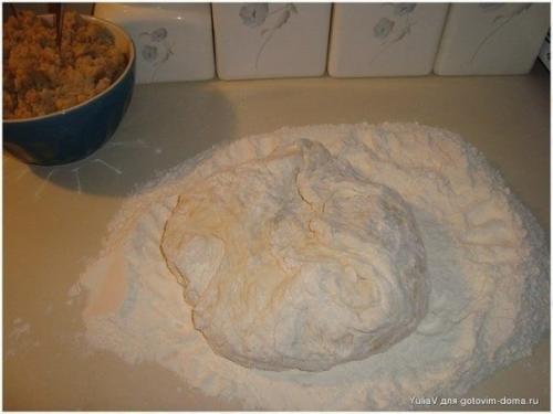 Быстрые пирожки с картошкой и мясом. 02