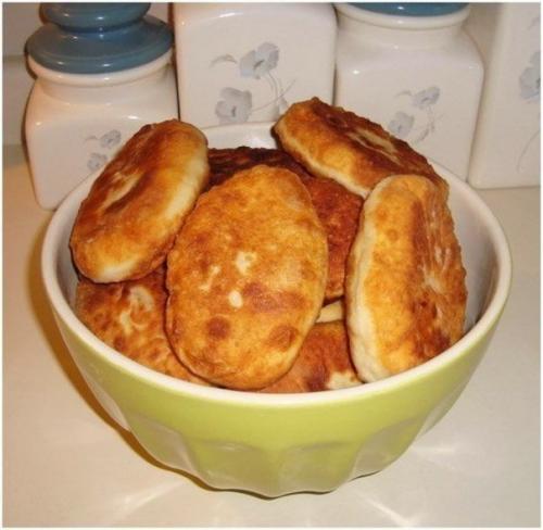 Быстрые пирожки с картошкой и мясом. 05