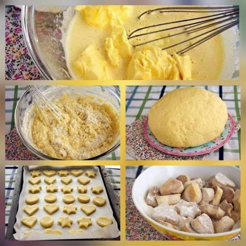 Сметанное печенье.  Ингредиенты: