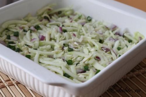 Запеканка из молодых кабачков или цуккини. 04