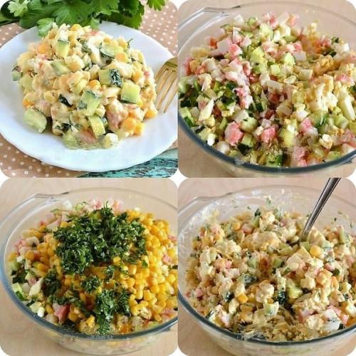 Салат Снежный Краб.