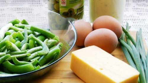 Салат свежесть.  Ингредиенты: 01