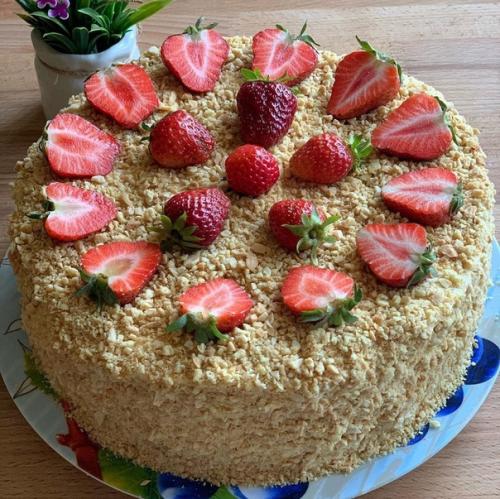 Медовый торт. Ингредиенты: